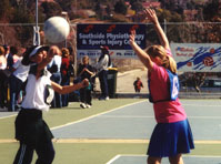 Mustangz Netball Goal Defender